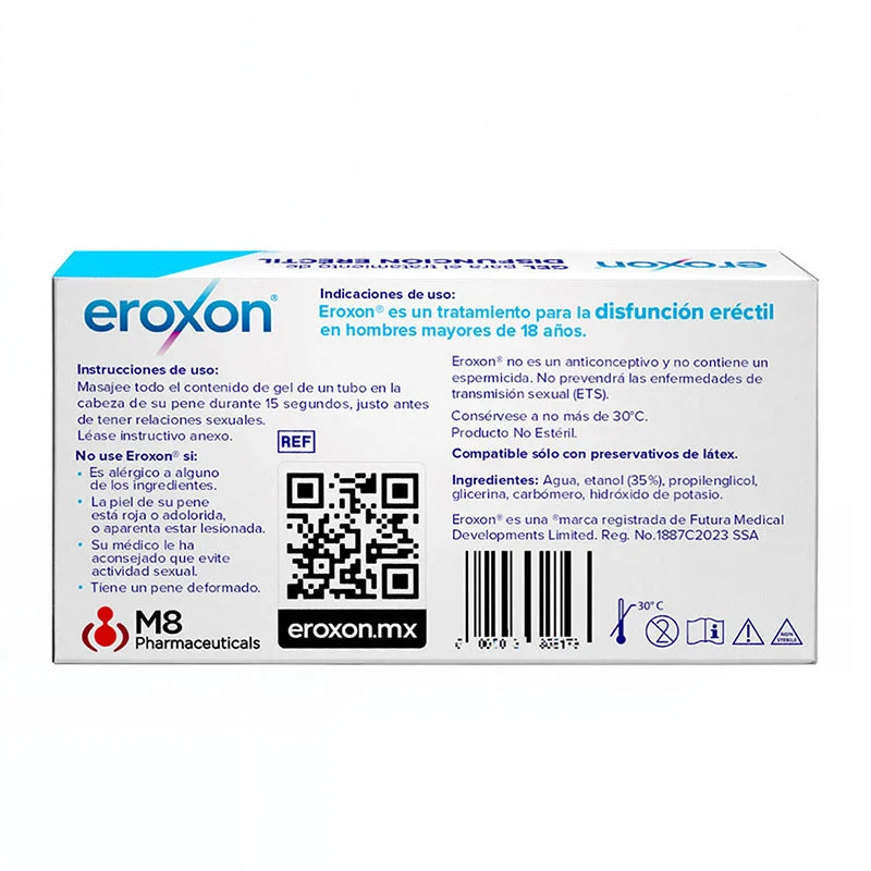 Eroxon Gel 4 Tubos 300 mg